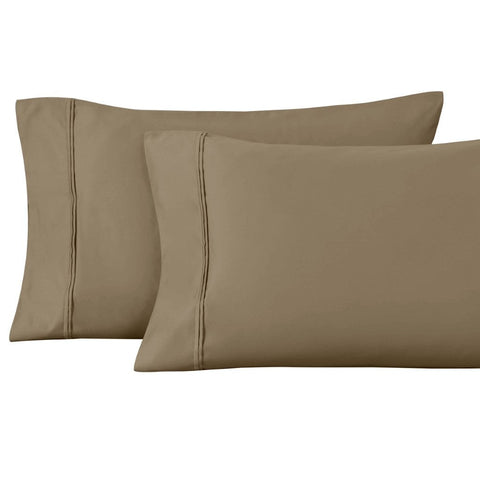 100% Egyptian Cotton 1200 Thread Count Solid Pillowcase Set