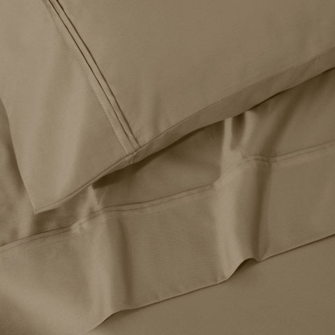 100% Egyptian Cotton 1200 Thread Count Solid Pillowcase Set