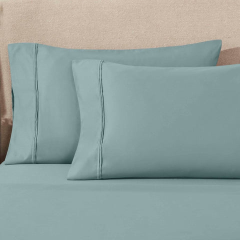 100% Egyptian Cotton 1200 Thread Count Solid Pillowcase Set