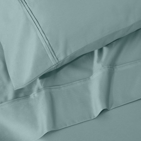 100% Egyptian Cotton 1200 Thread Count Solid Pillowcase Set