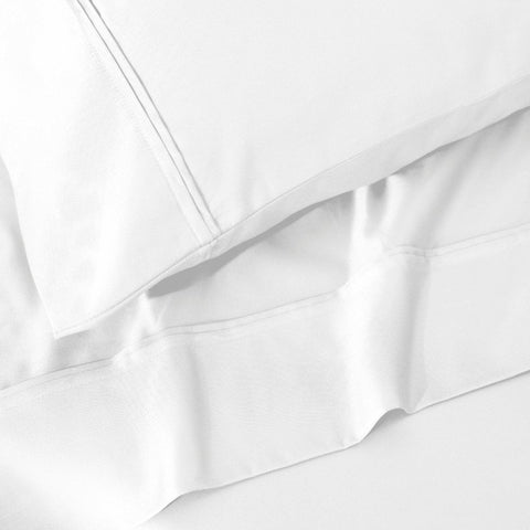 100% Egyptian Cotton 1200 Thread Count Solid Pillowcase Set