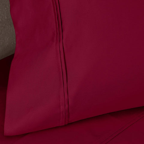 100% Egyptian Cotton 1200 Thread Count Solid Pillowcase Set