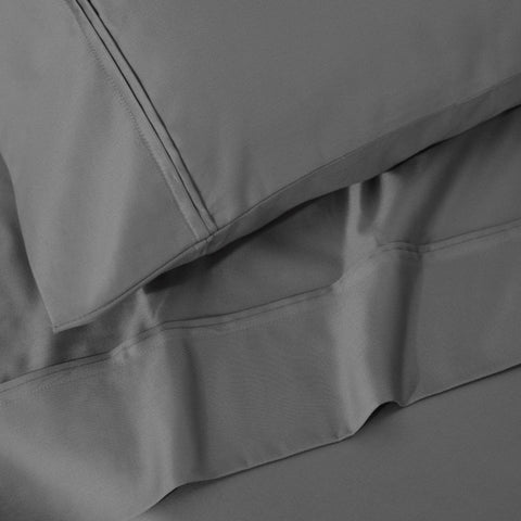 100% Egyptian Cotton 1200 Thread Count Solid Pillowcase Set