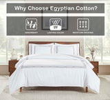 1200 Thread Count Egyptian Cotton Embroidered Duvet Cover