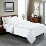 1200 Thread Count Egyptian Cotton Embroidered Duvet Cover