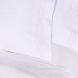 1200 Thread Count Egyptian Cotton Embroidered Geometric Bed Sheet Set