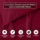 1200 Thread Count Egyptian Cotton Sateen Sheet Set