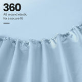 1200 Thread Count Egyptian Cotton Sateen Sheet Set