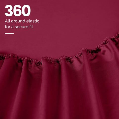 1200 Thread Count Egyptian Cotton Sateen Sheet Set