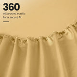 1200 Thread Count Egyptian Cotton Sateen Sheet Set