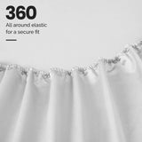 1200 Thread Count Egyptian Cotton Sateen Sheet Set