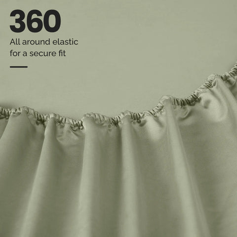 1200 Thread Count Egyptian Cotton Sateen Sheet Set