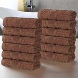 Napa Zero-Twist Cotton Waffle Face Towel Set 12 Piece