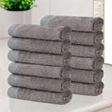 Rayon from Bamboo Eco-Friendly Solid Face Towel Washcloth Set of 12