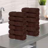 Zero Twist Cotton Ultra-Soft Absorbent Face Towel Washcloth Set of 12