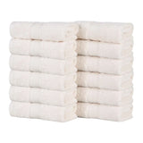 Oregon Organic Cotton Solid Face Towel Set 12 Piece