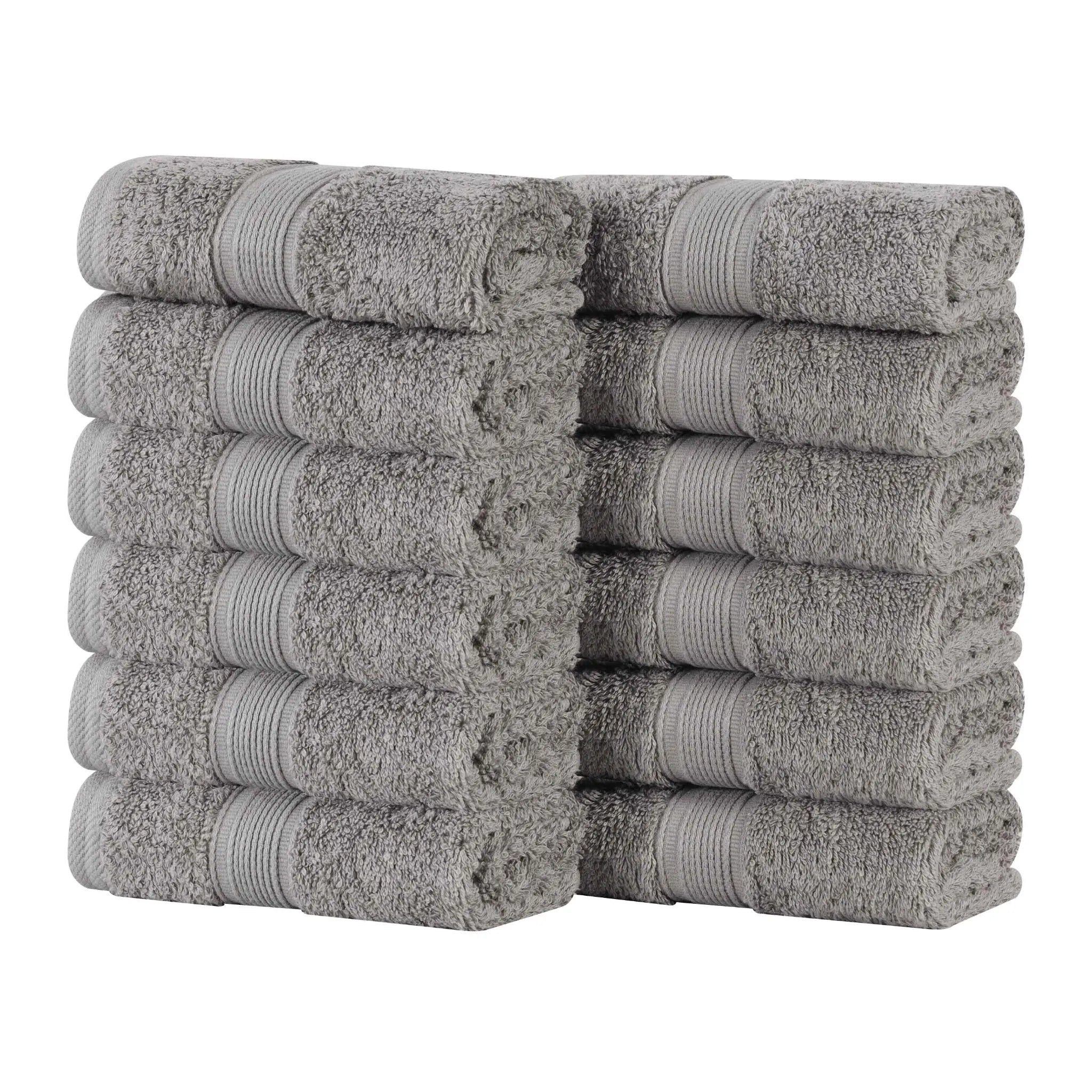 Oregon Organic Cotton Medium Weight Solid Face Towel, Set of 12