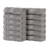 Oregon Organic Cotton Medium Weight Solid Face Towel, Set of 12