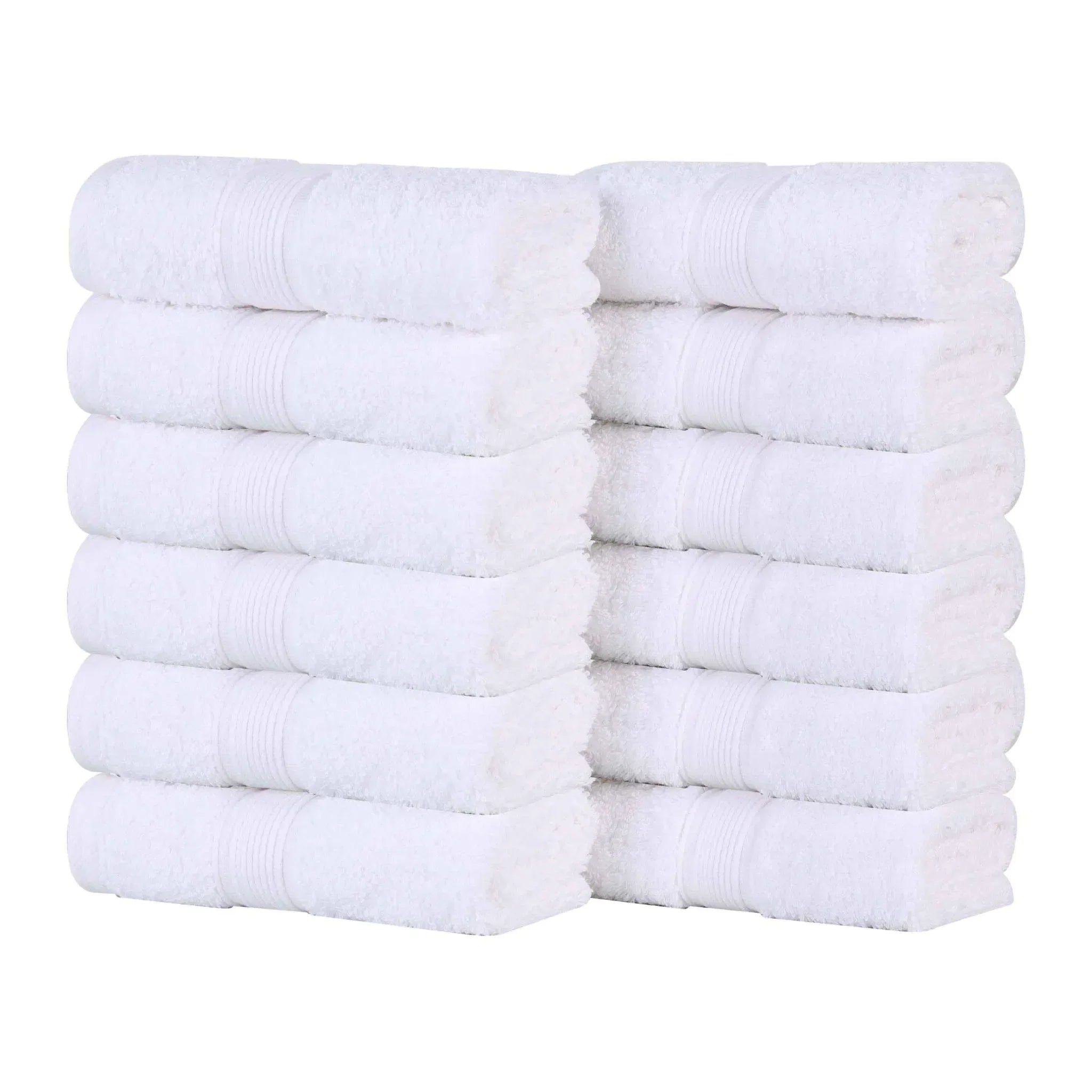 Oregon Organic Cotton Medium Weight Solid Face Towel, Set of 12