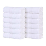 Oregon Organic Cotton Solid Face Towel Set 12 Piece
