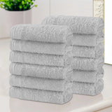 Rayon from Bamboo Eco-Friendly Solid Face Towel Washcloth Set of 12