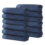 Rayon from Bamboo Eco-Friendly Solid Face Towel Washcloth Set of 12