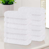 Rayon from Bamboo Eco-Friendly Solid Face Towel Washcloth Set of 12