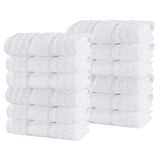 Napa Zero-Twist Cotton Waffle Face Towel Set 12 Piece
