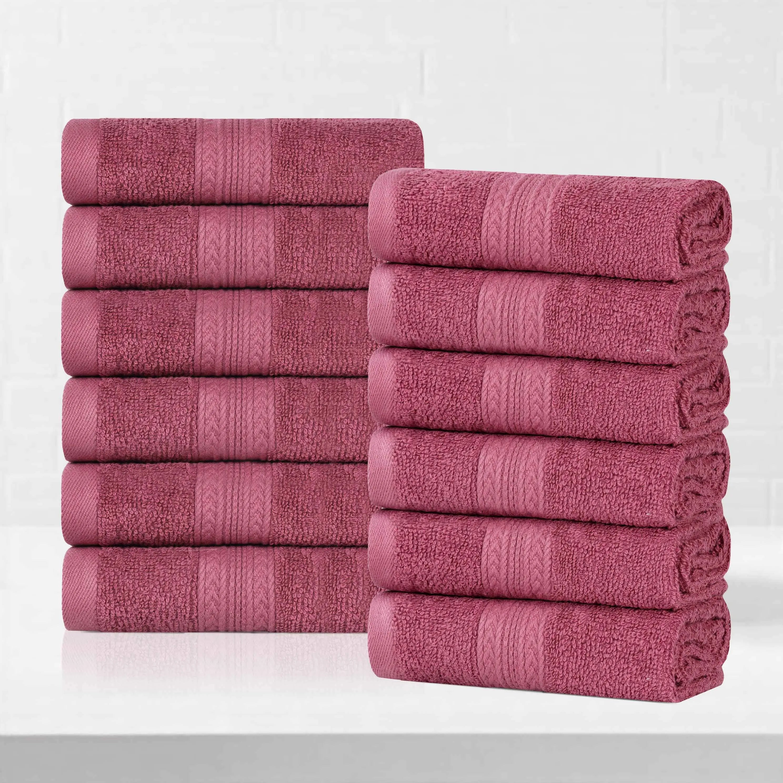 Eco-Friendly Ring Spun Cotton Towel Set Collection