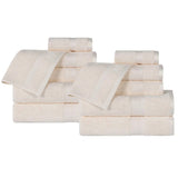 Ultra-Soft Rayon from Bamboo Cotton Blend Bath and Face Towel Set