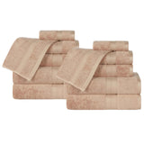 Ultra-Soft Rayon from Bamboo Cotton Blend Bath and Face Towel Set
