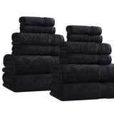 12-Piece Egyptian Cotton Plush Bath Towel Set – Heritage