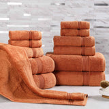 12-Piece Egyptian Cotton Plush Bath Towel Set – Heritage