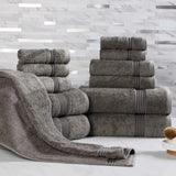 Heritage Egyptian Cotton Plush Absorbent Luxury 12 Piece Towel Set