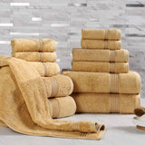12-Piece Egyptian Cotton Plush Bath Towel Set – Heritage