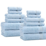 12-Piece Egyptian Cotton Plush Bath Towel Set – Heritage