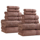 12-Piece Egyptian Cotton Plush Bath Towel Set – Heritage