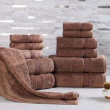 12-Piece Egyptian Cotton Plush Bath Towel Set – Heritage
