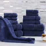 12-Piece Egyptian Cotton Plush Bath Towel Set – Heritage