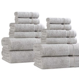 12-Piece Egyptian Cotton Plush Bath Towel Set – Heritage