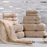 12-Piece Egyptian Cotton Plush Bath Towel Set – Heritage