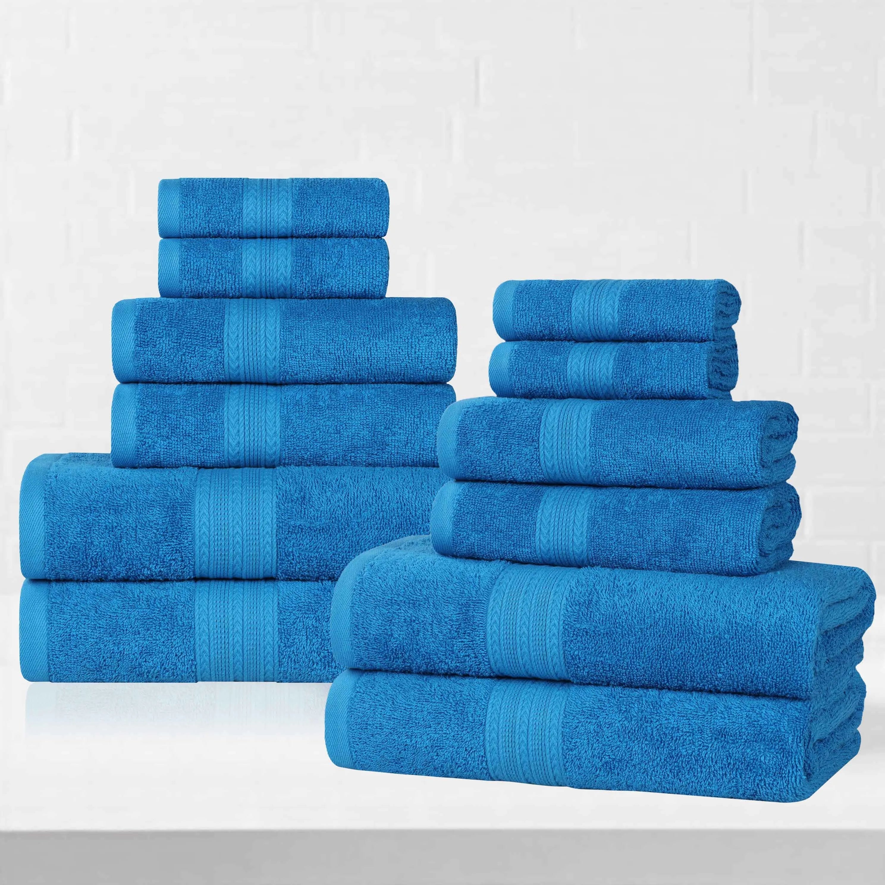 Eco-Friendly Ring Spun Cotton Towel Set Collection