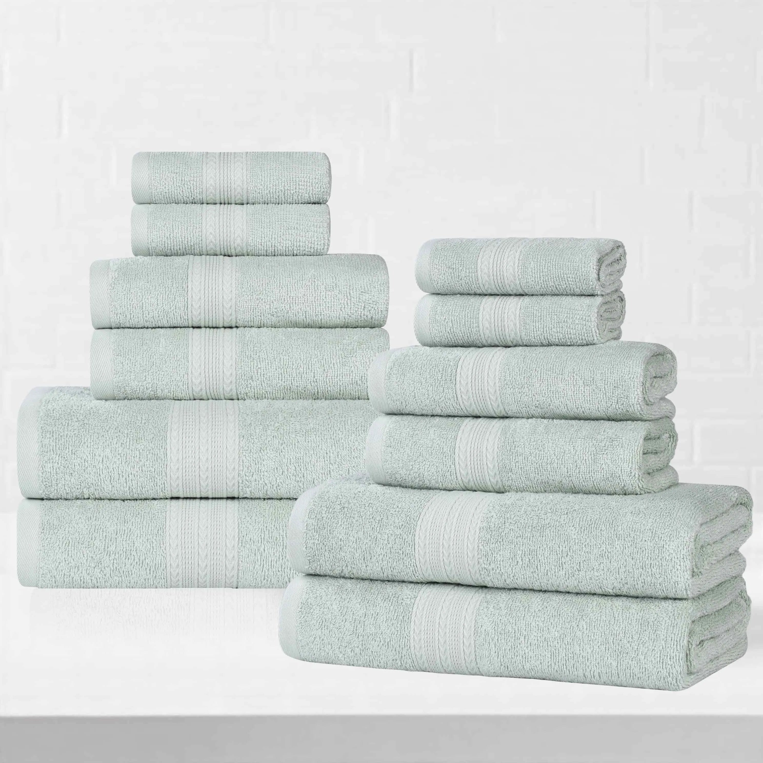 Eco-Friendly Ring Spun Cotton Towel Set Collection