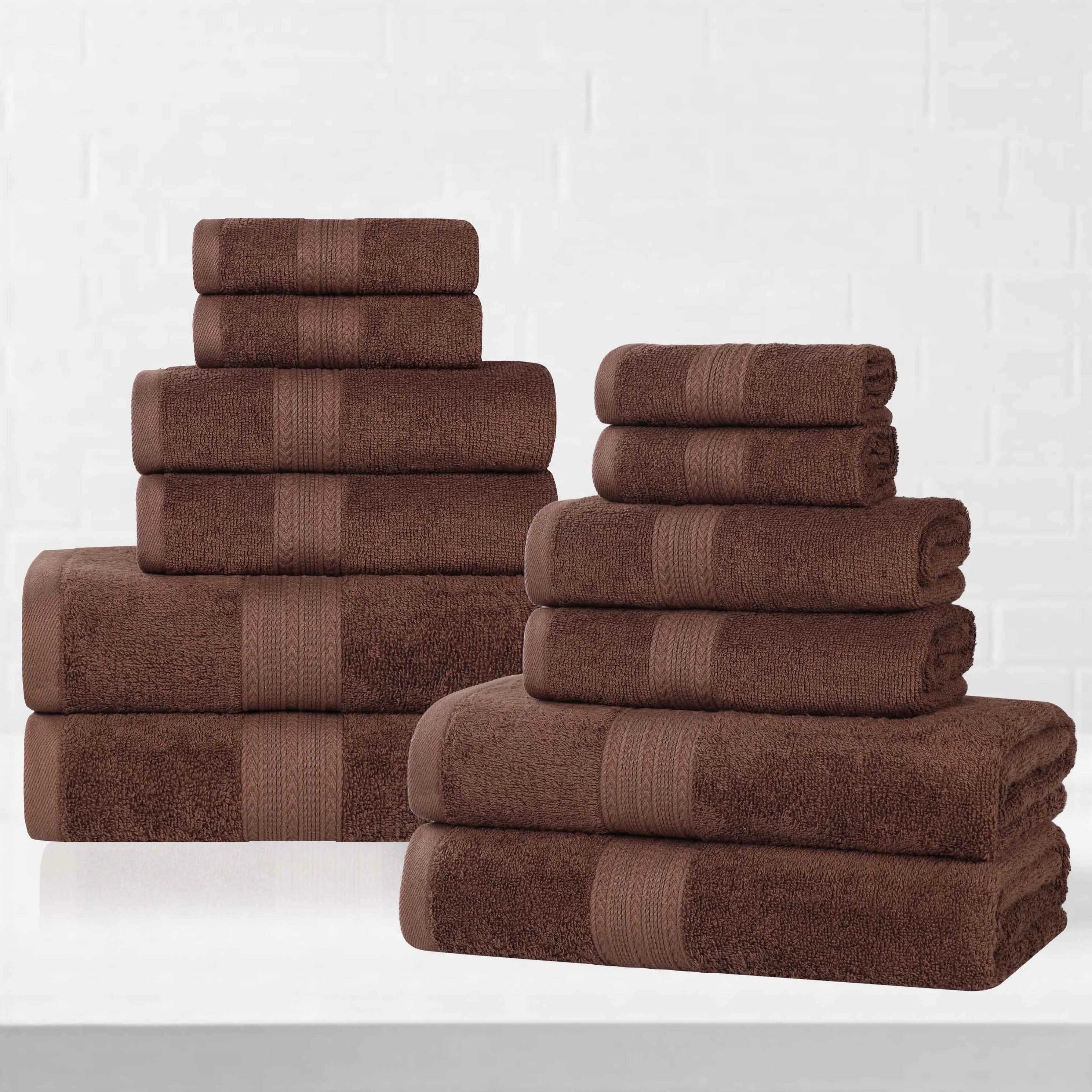 Eco-Friendly Ring Spun Cotton Towel Set Collection