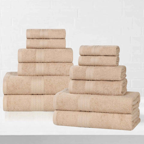 Eco-Friendly Ring Spun Cotton Towel Set Collection