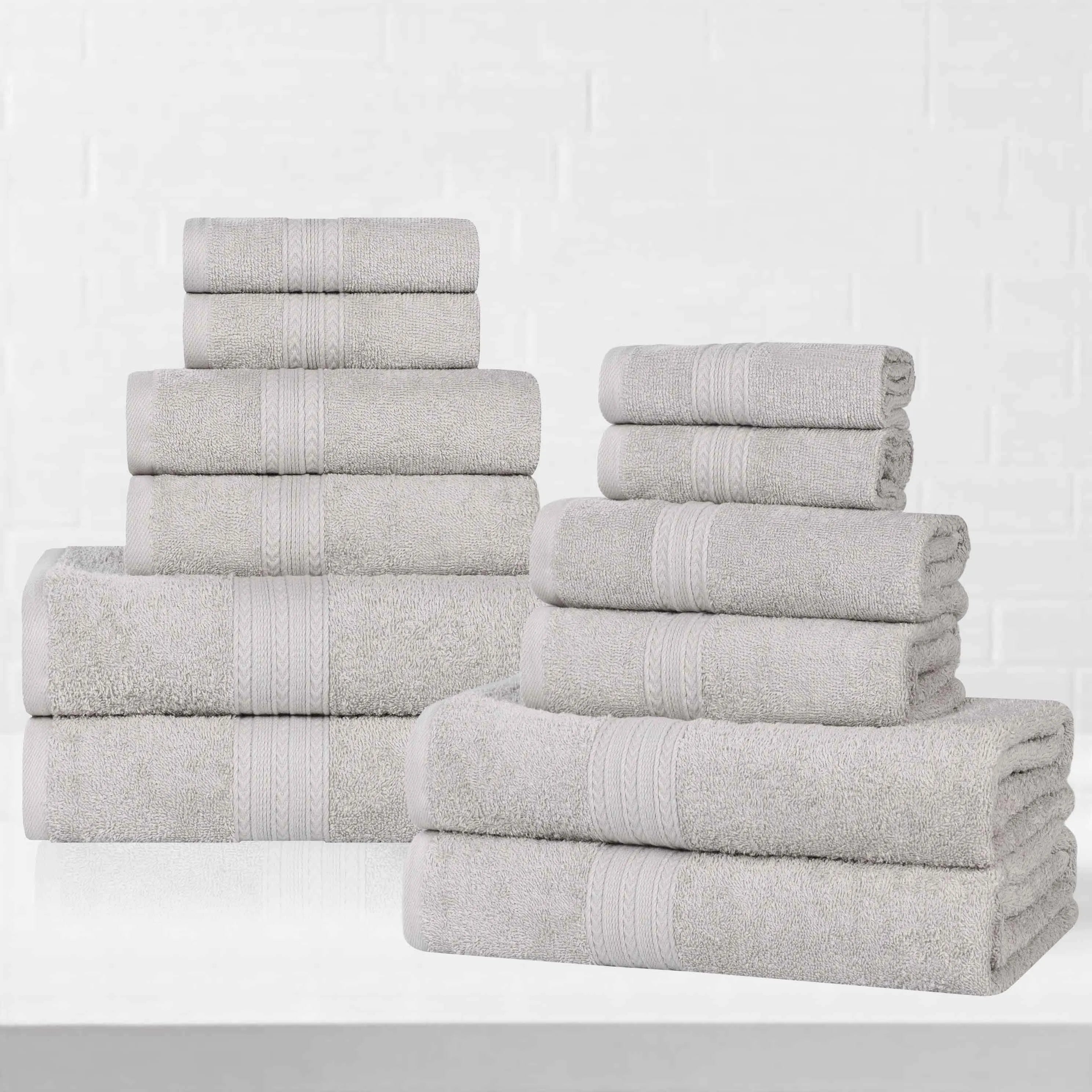 Eco-Friendly Ring Spun Cotton Towel Set Collection