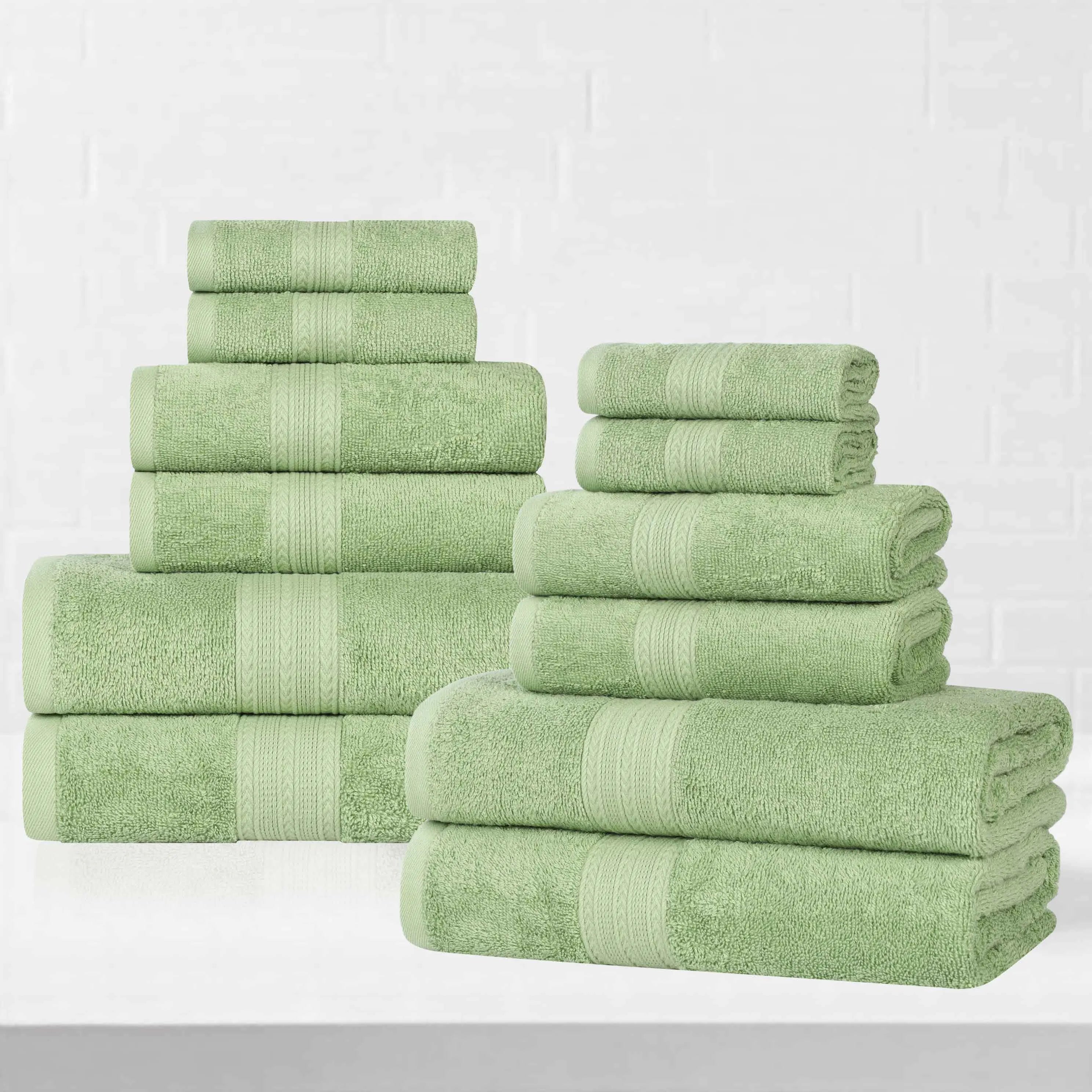 Eco-Friendly Ring Spun Cotton Towel Set Collection
