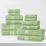 Eco-Friendly Ring-Spun Cotton 12-Piece Towel Set