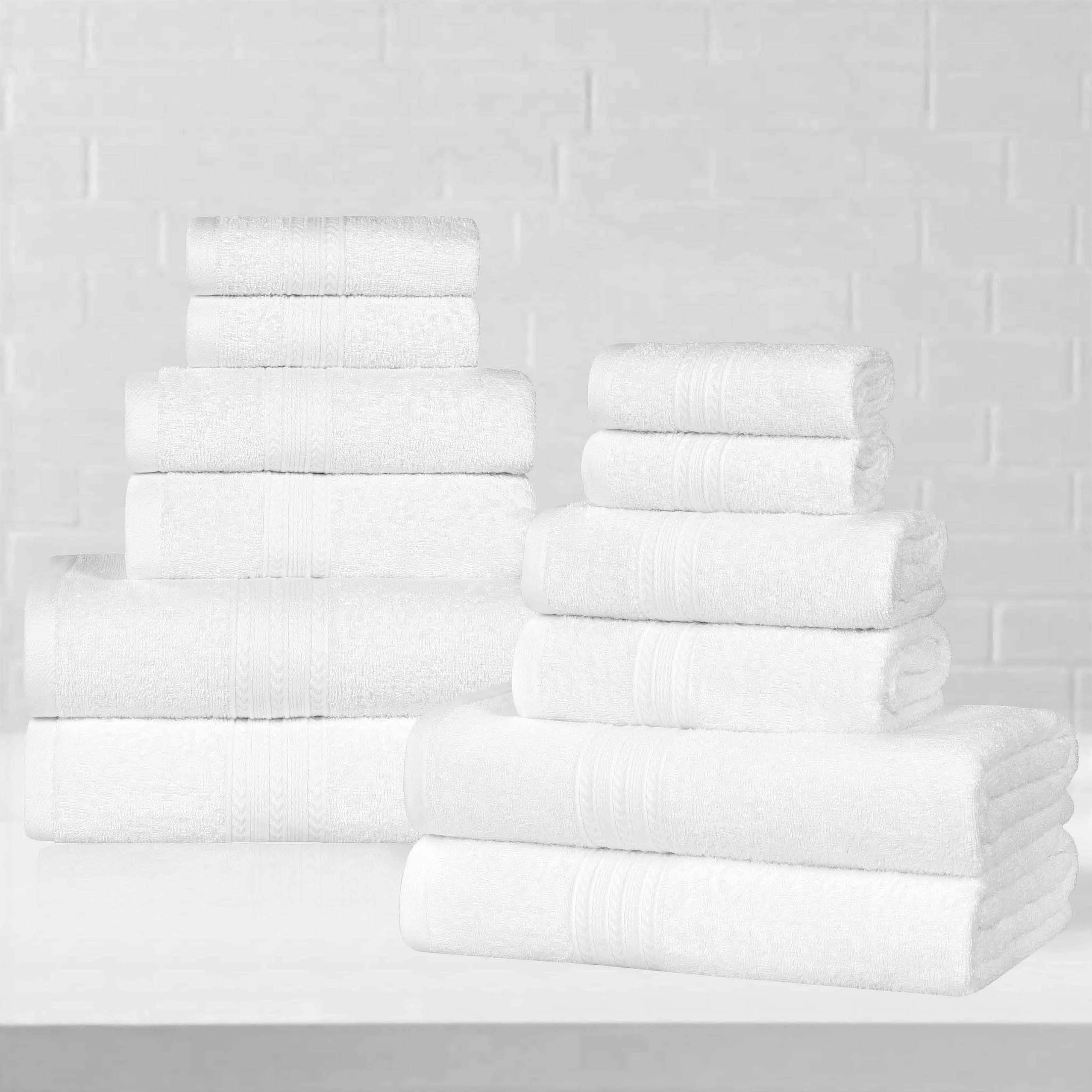 Eco-Friendly Ring Spun Cotton Towel Set Collection