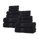 Oregon Organic Cotton Medium Weight Solid 12-Piece Towel Set